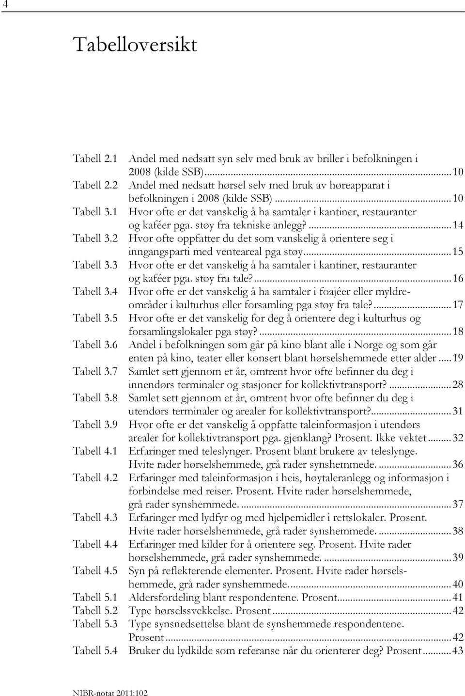 støy fra tekniske anlegg?...14 Tabell 3.2 Hvor ofte oppfatter du det som vanskelig å orientere seg i inngangsparti med venteareal pga støy...15 Tabell 3.