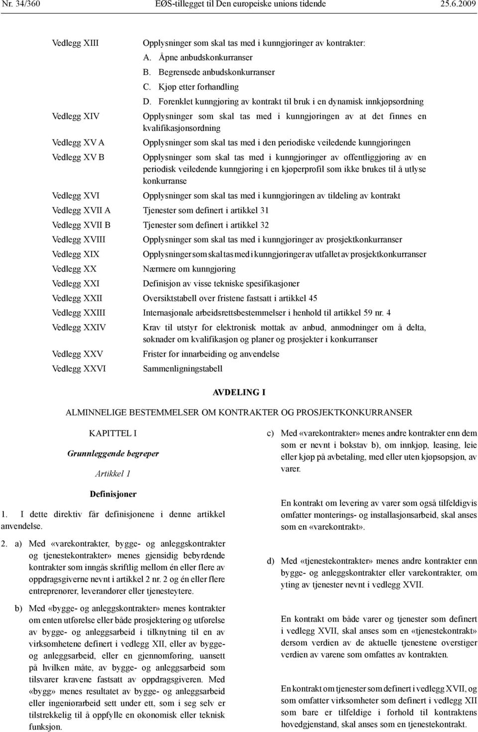 Forenklet kunngjøring av kontrakt til bruk i en dynamisk innkjøpsordning Opplysninger som skal tas med i kunngjøringen av at det finnes en kvalifikasjonsordning Opplysninger som skal tas med i den