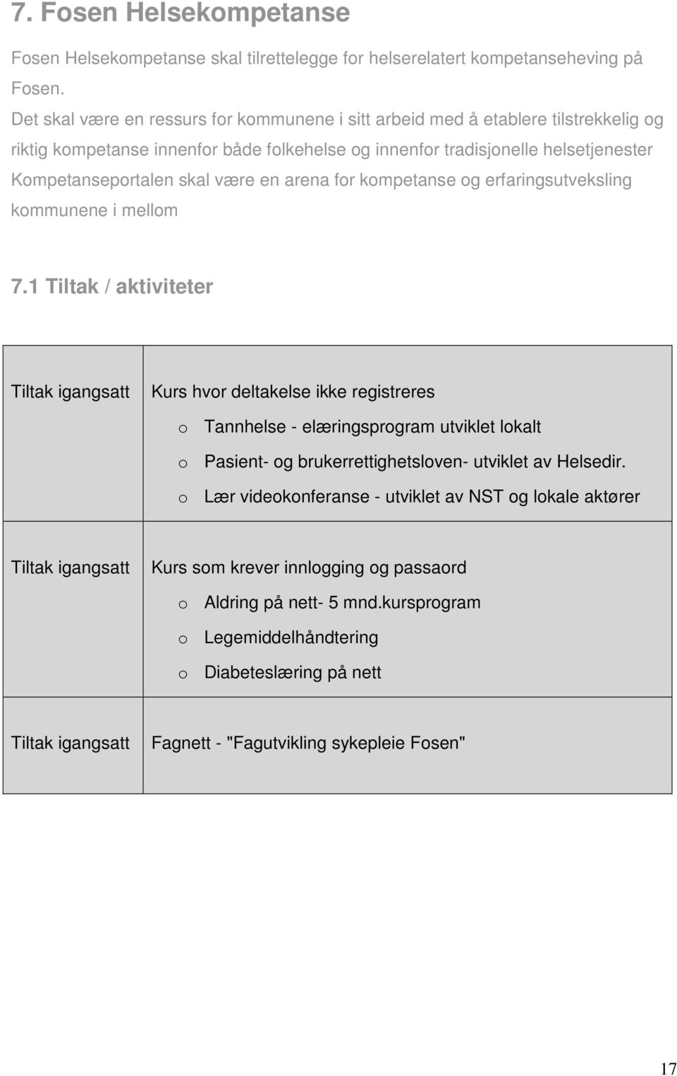 skal være en arena for kompetanse og erfaringsutveksling kommunene i mellom 7.