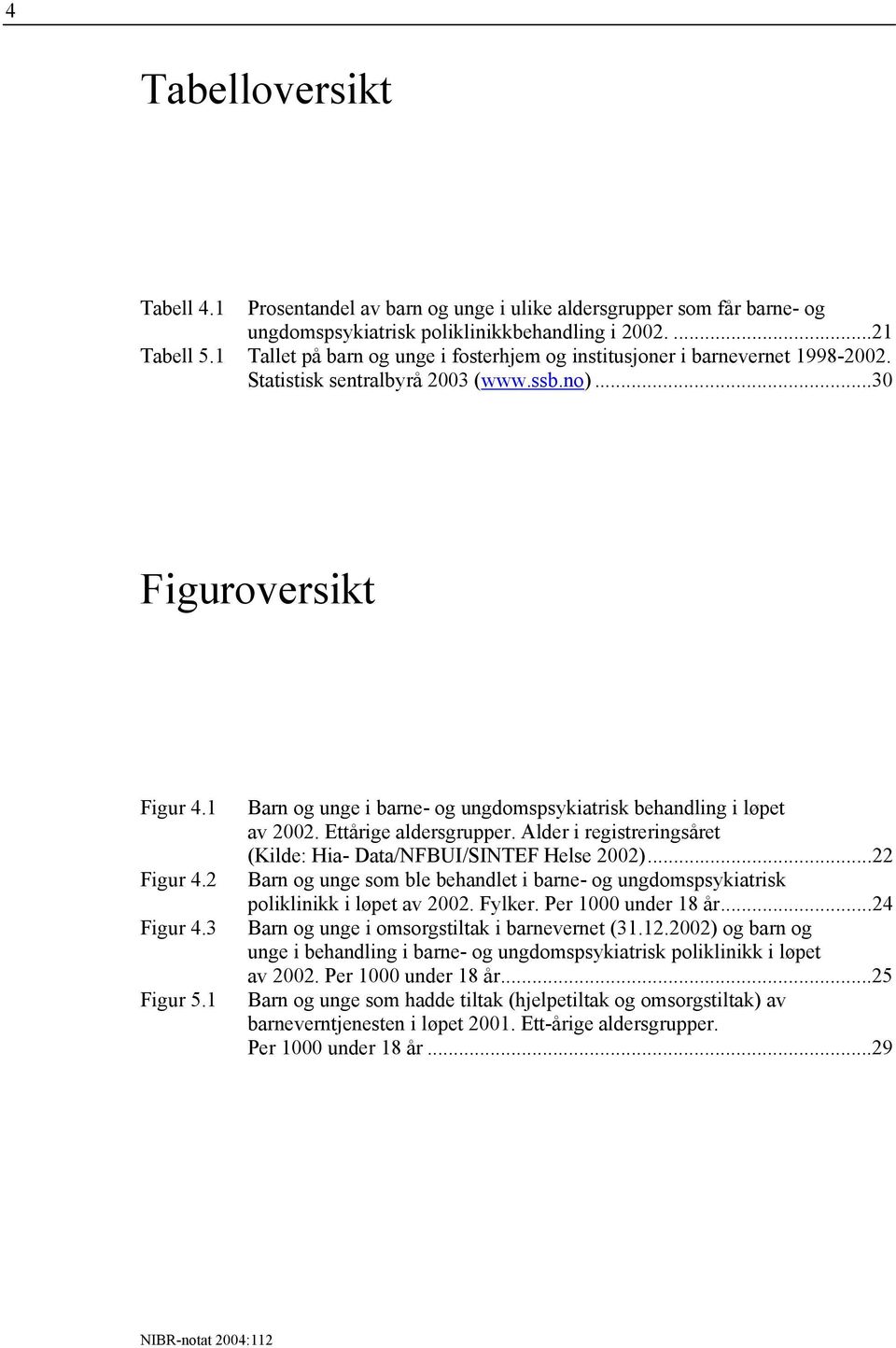 1 Barn og unge i barne- og ungdomspsykiatrisk behandling i løpet av 2002. Ettårige aldersgrupper. Alder i registreringsåret (Kilde: Hia- Data/NFBUI/SINTEF Helse 2002).