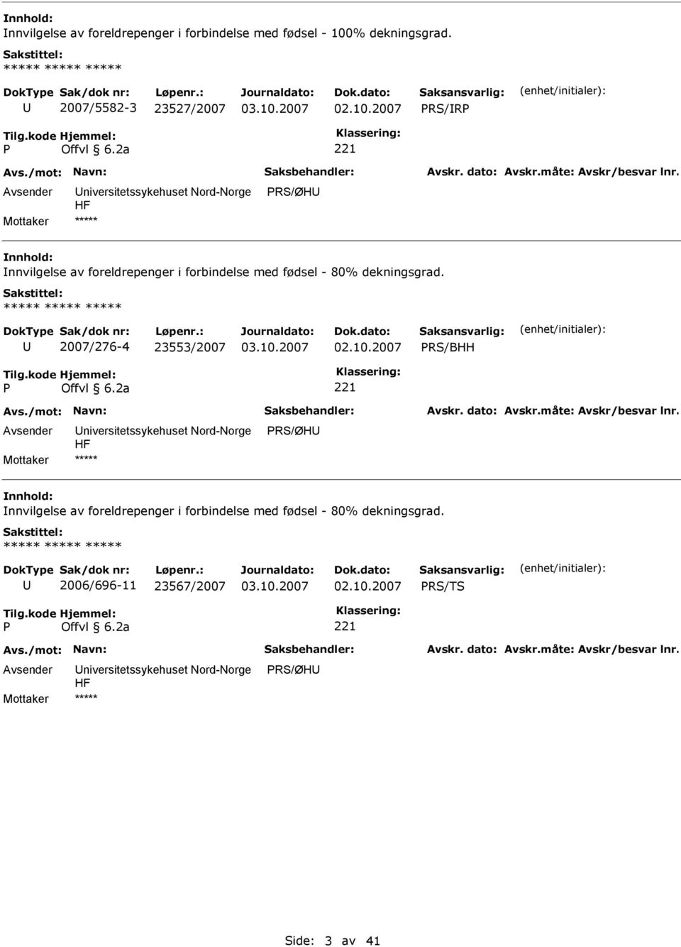 fødsel - 80% dekningsgrad.