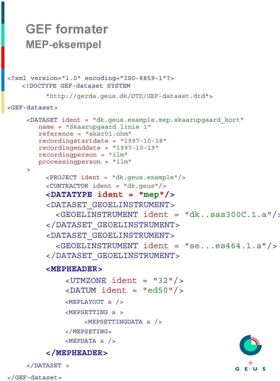 ohm" recordingstartdate = "1997-10-18" recordingenddate = "1997-10-19" recordingperson = "ilm" processingperson = "ilm" > <PROJECT ident = "dk.geus.example" <CONTRACTOR ident = "dk.