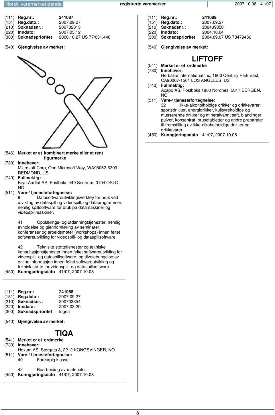 27 (210) Søknadsnr.: 2004098