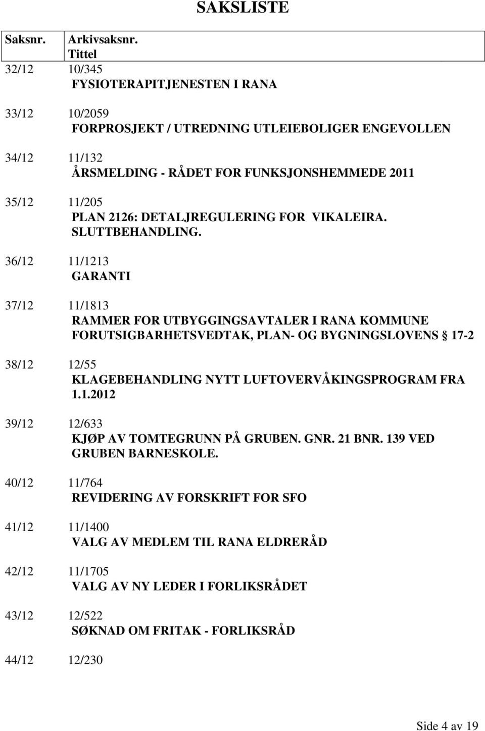 2126: DETALJREGULERING FOR VIKALEIRA. SLUTTBEHANDLING.