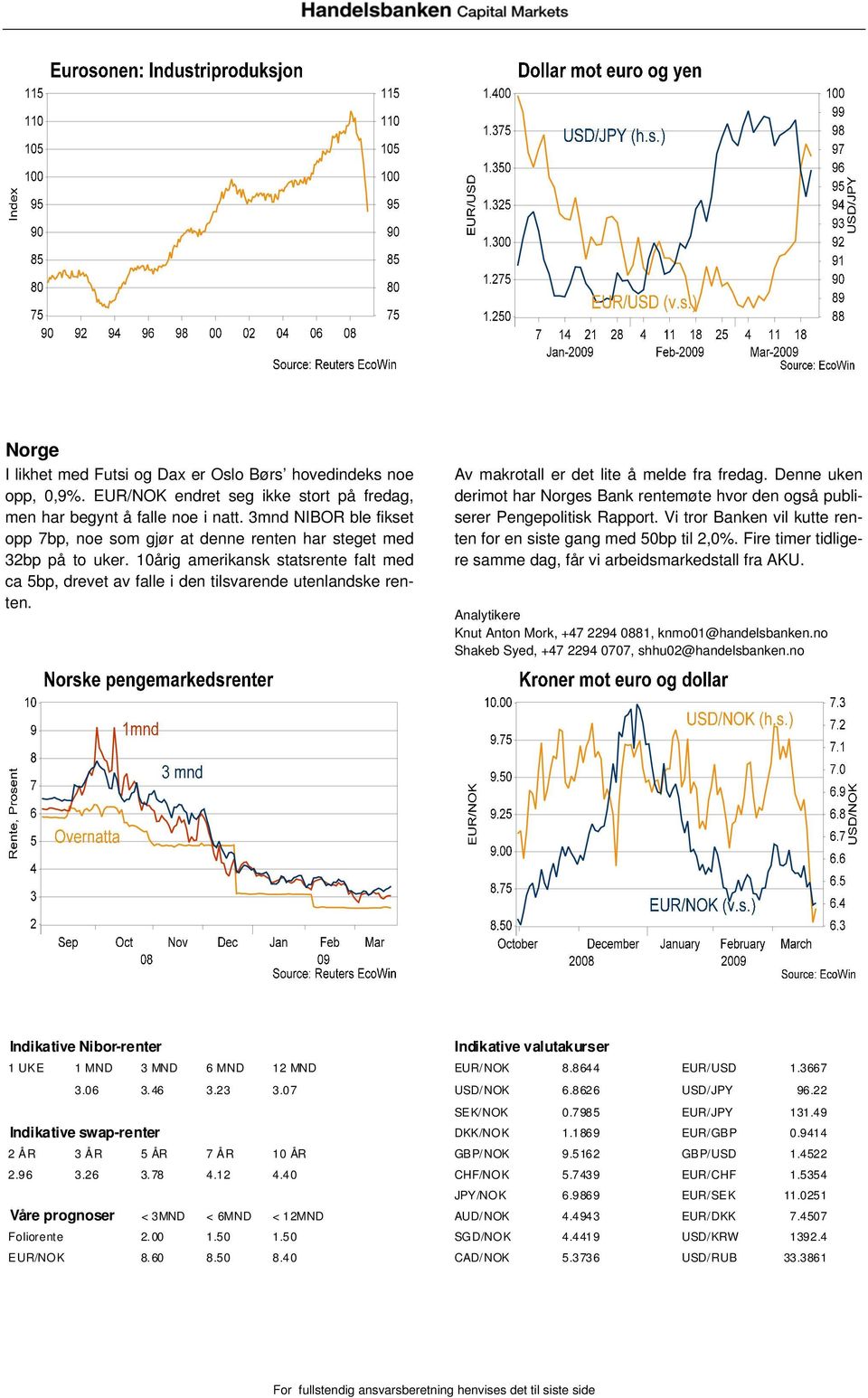 Av makrotall er det lite å melde fra fredag. Denne uken derimot har Norges Bank rentemøte hvor den også publiserer Pengepolitisk Rapport.