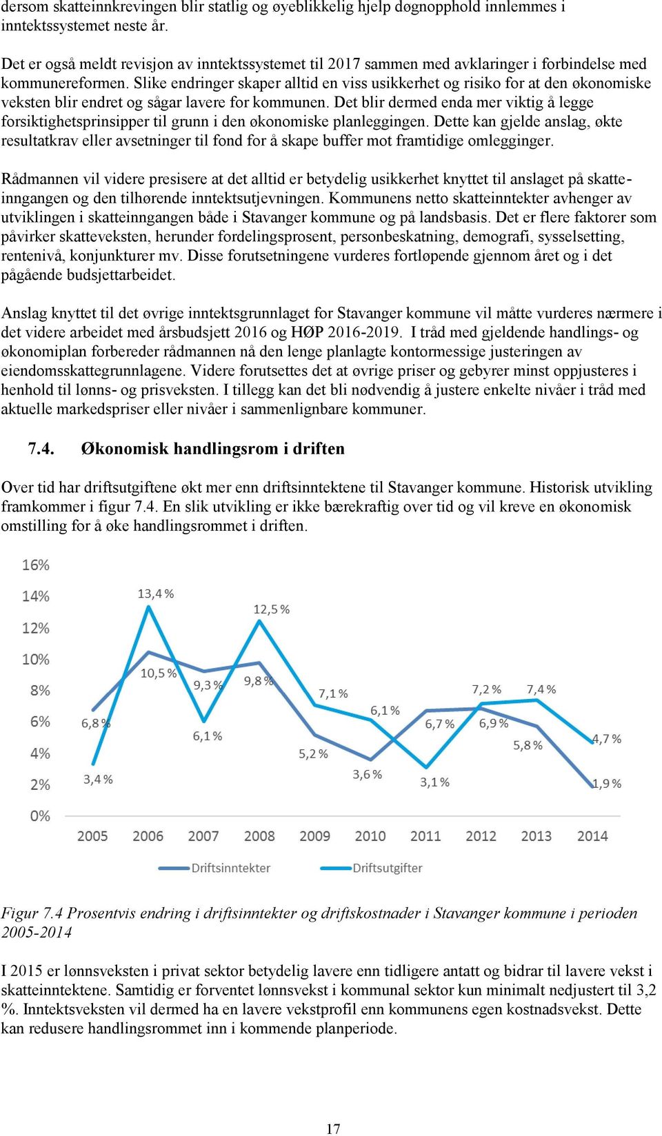 Slike endringer skaper alltid en viss usikkerhet og risiko for at den økonomiske veksten blir endret og sågar lavere for kommunen.