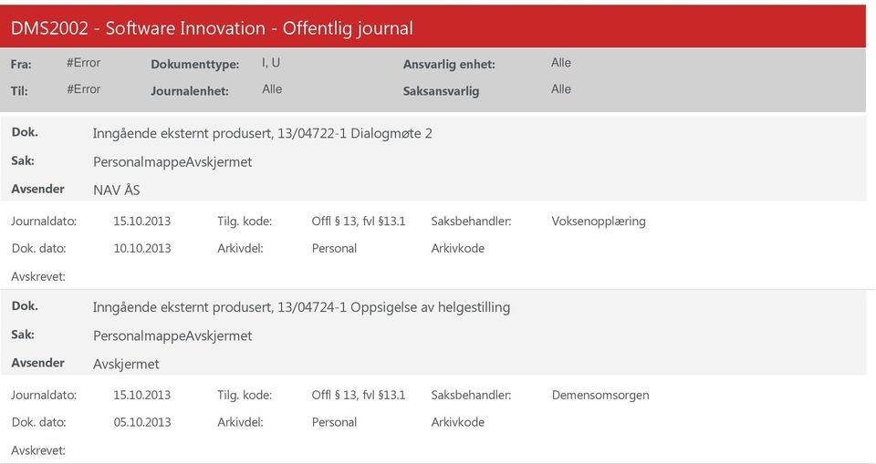 10.2013 Inngående eksternt produsert, 13/04724-1