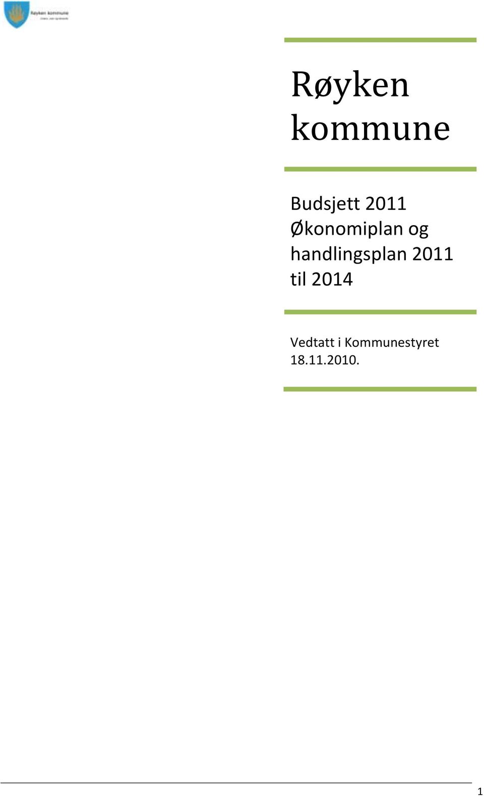 handlingsplan 2011 til 2014