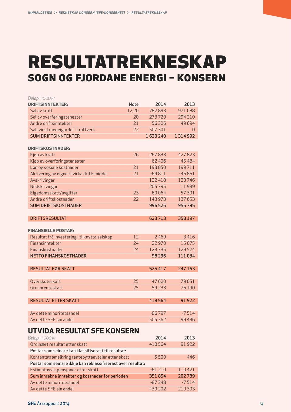 av kraft 26 267 833 427 823 Kjøp av overføringstenester 62 406 45 484 Løn og sosiale kostnader 21 193 850 199 711 Aktivering av eigne tilvirka driftsmiddel 21-69 811-46 861 Avskrivingar 132 418 123