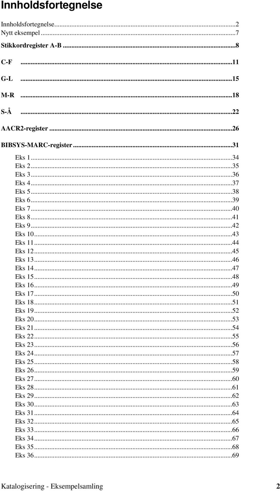 .. 44 Eks 12... 45 Eks 13... 46 Eks 14... 47 Eks 15... 48 Eks 16... 49 Eks 17... 50 Eks 18... 51 Eks 19... 52 Eks 20... 53 Eks 21... 54 Eks 22... 55 Eks 23... 56 Eks 24.