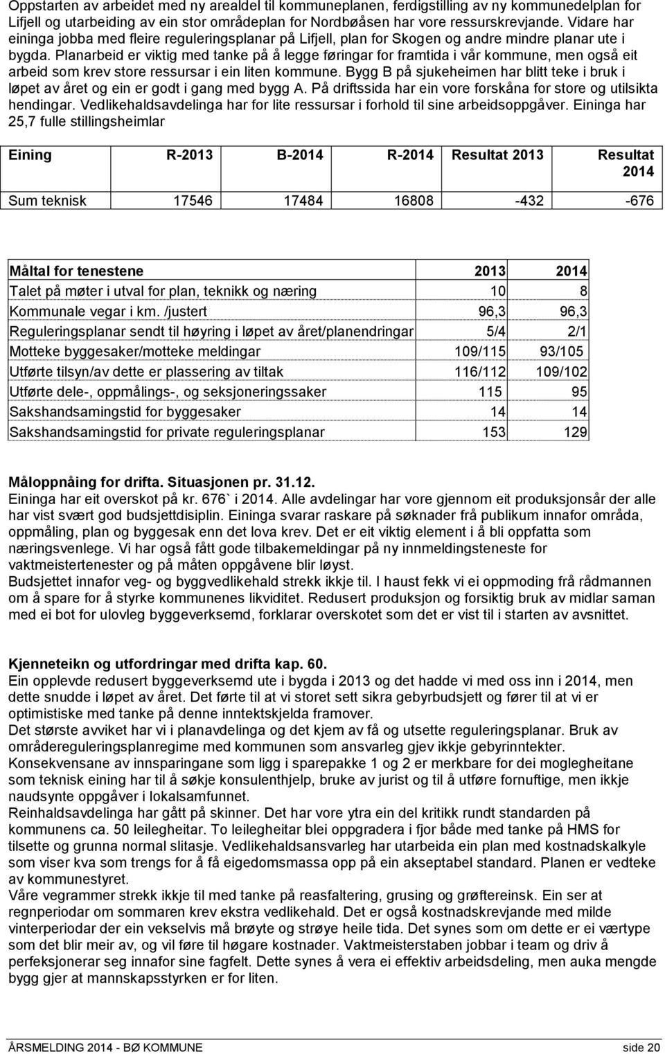 Planarbeid er viktig med tanke på å legge føringar for framtida i vår kommune, men også eit arbeid som krev store ressursar i ein liten kommune.