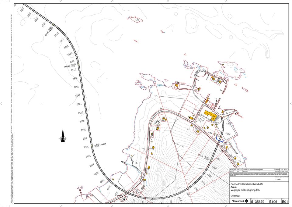 T_KART_DYBDE_FJELLGRUNN_NORD_2D_NP, Koter Sande fastlandsforbindelse_np, T_KART_SANDE_NP, T_KART_FJELLGRUNN_2D_NP,