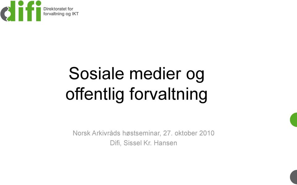 høstseminar, 27.