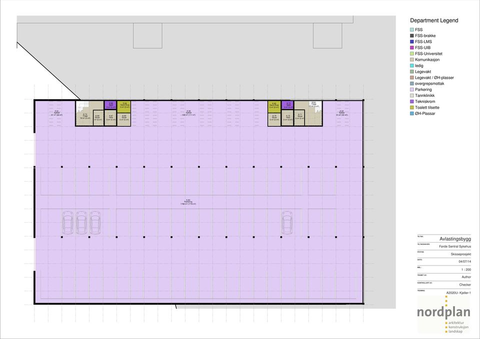 59 Sykkel 108 m² (111 m²) K.65 Gard./Dusj K.70 Sluse K.73 3 m² (5 m²) K.72 K.