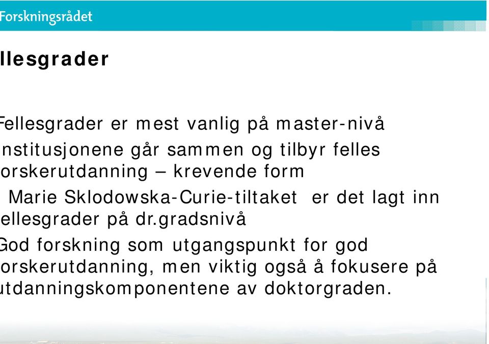 det lagt inn ellesgrader på dr.