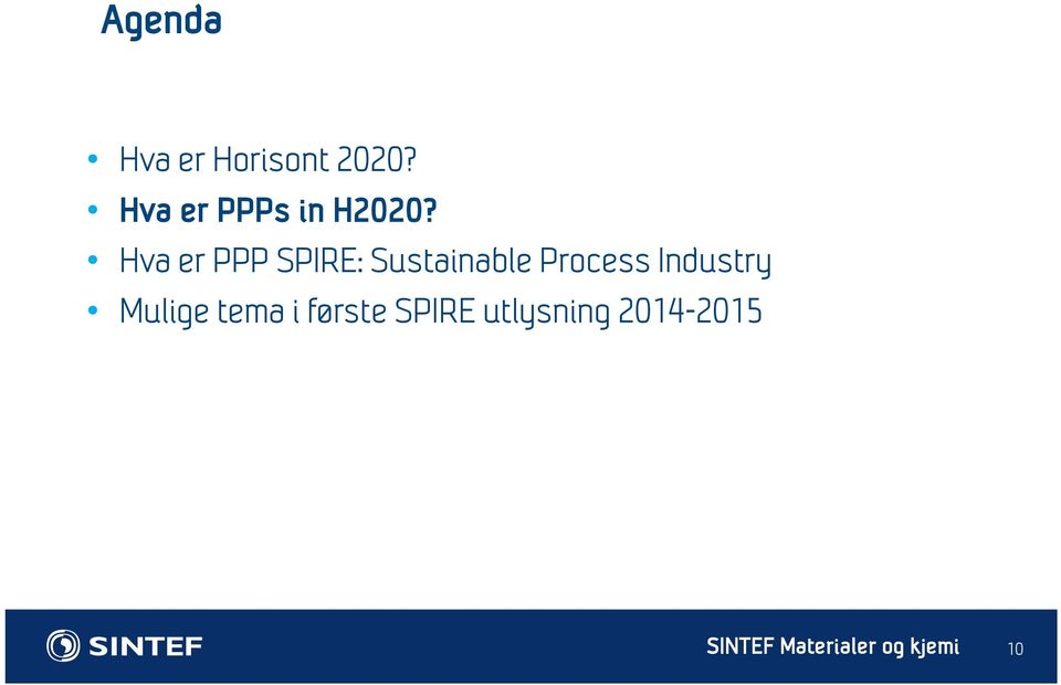 Hva er PPP SPIRE: Sustainable Process