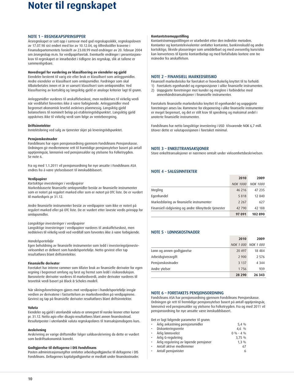 Eventuelle endringer i presentasjonskrav til regnskapet er innarbeidet i tidligere års regnskap, slik at tallene er sammenlignbare.