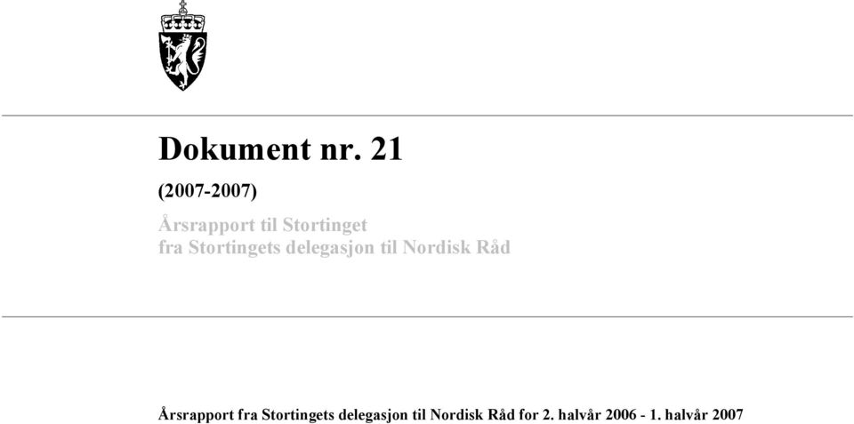 Stortingets delegasjon til Nordisk Råd