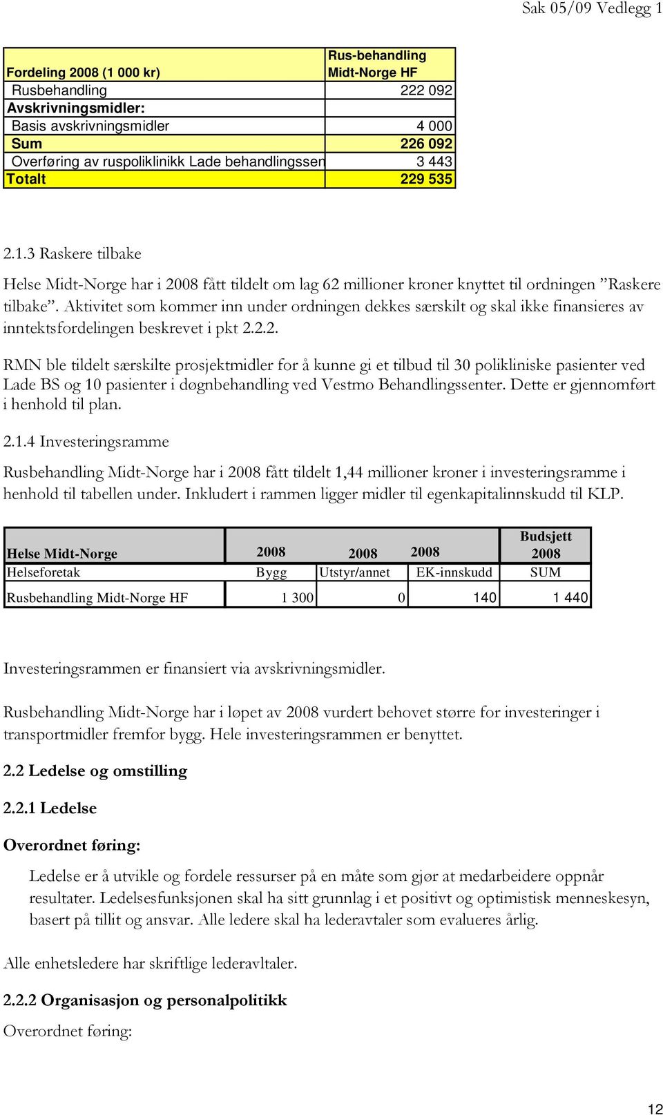 Aktivitet som kommer inn under ordningen dekkes særskilt og skal ikke finansieres av inntektsfordelingen beskrevet i pkt 2.