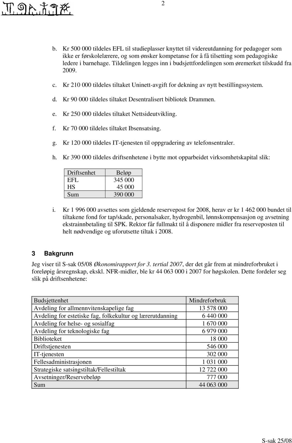 e. Kr 250 000 tildeles tiltaket Nettsideutvikling. f. Kr 70 000 tildeles tiltaket Ibsensatsing. g. Kr 120 000 tildeles IT-tjenesten til oppgradering av telefonsentraler. h.