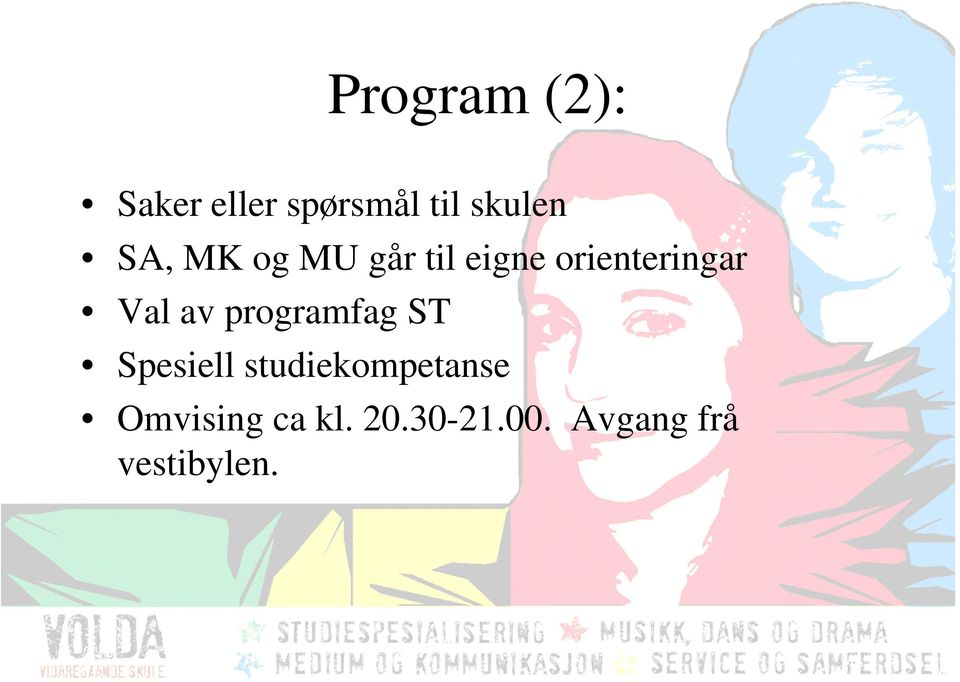 av programfag ST Spesiell studiekompetanse