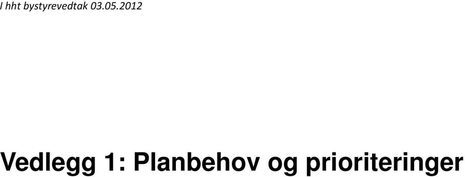 Planbehov