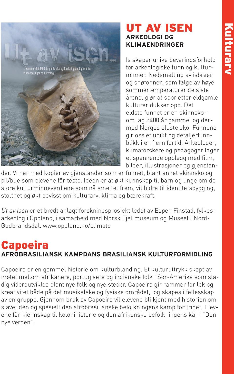 Det eldste funnet er en skinnsko om lag 3400 år gammel og dermed Norges eldste sko. Funnene gir oss et unikt og detaljert innblikk i en fjern fortid.