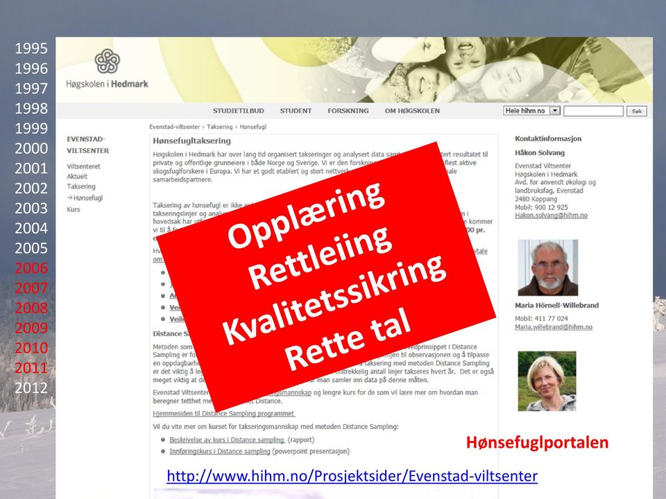 2011 2012 Hønsefuglportalen http://www.