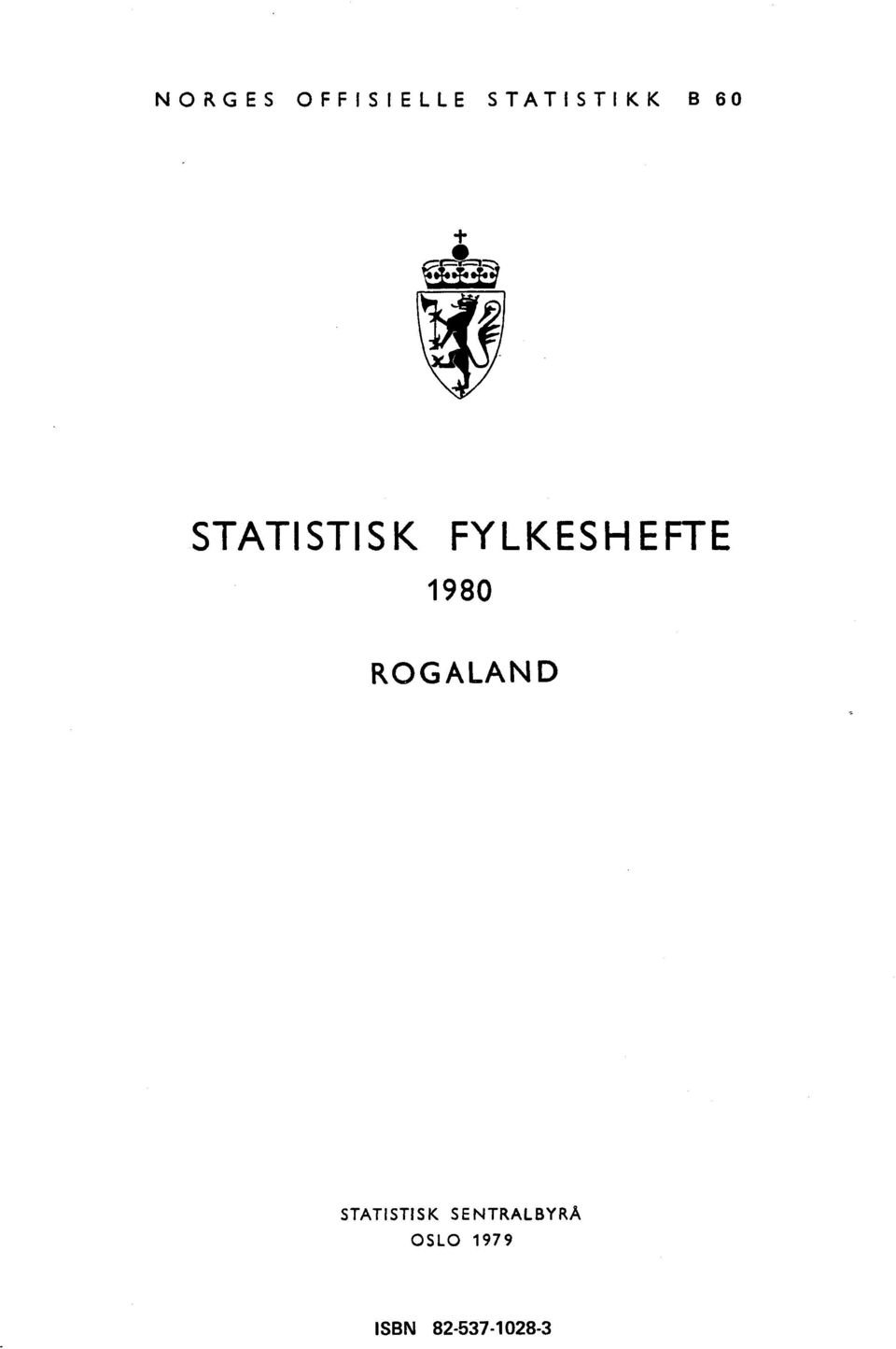1980 ROGALAND STATISTISK