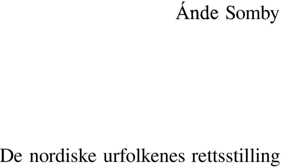 urfolkenes