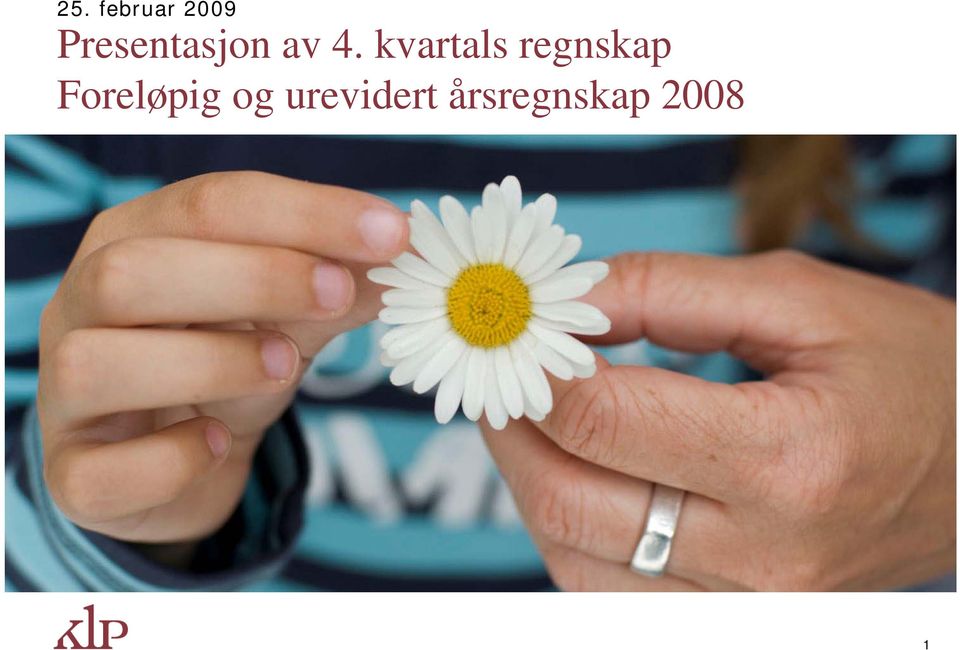 kvartals regnskap