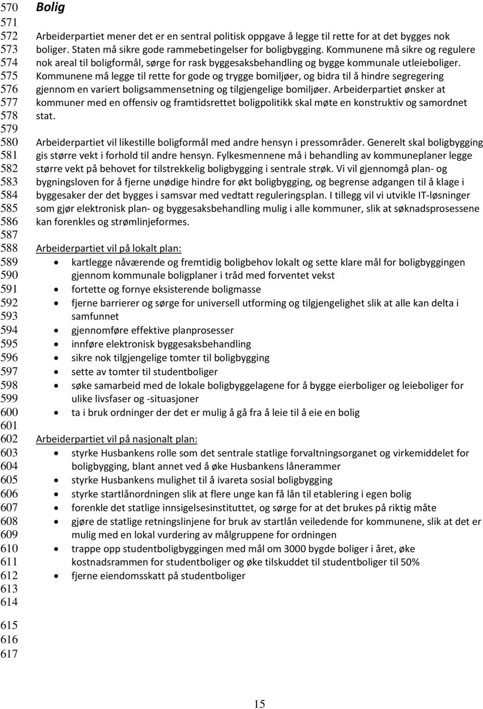 Kommunene må sikre og regulere nok areal til boligformål, sørge for rask byggesaksbehandling og bygge kommunale utleieboliger.