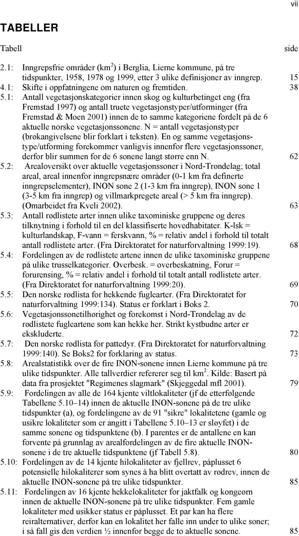 1: Antall vegetasjonskategorier innen skog og kulturbetinget eng (fra Fremstad 1997) og antall truete vegetasjonstyper/utforminger (fra Fremstad & Moen 2001) innen de to samme kategoriene fordelt på