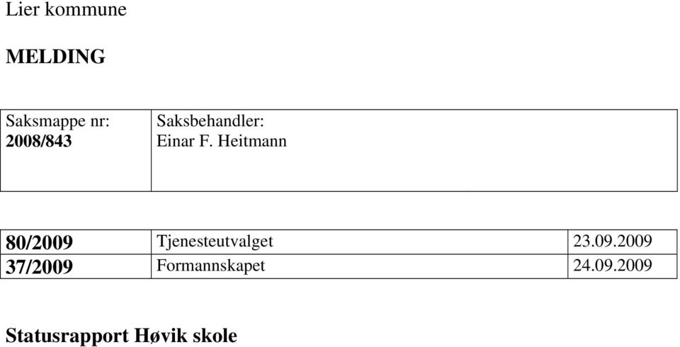 Heitmann 80/2009 