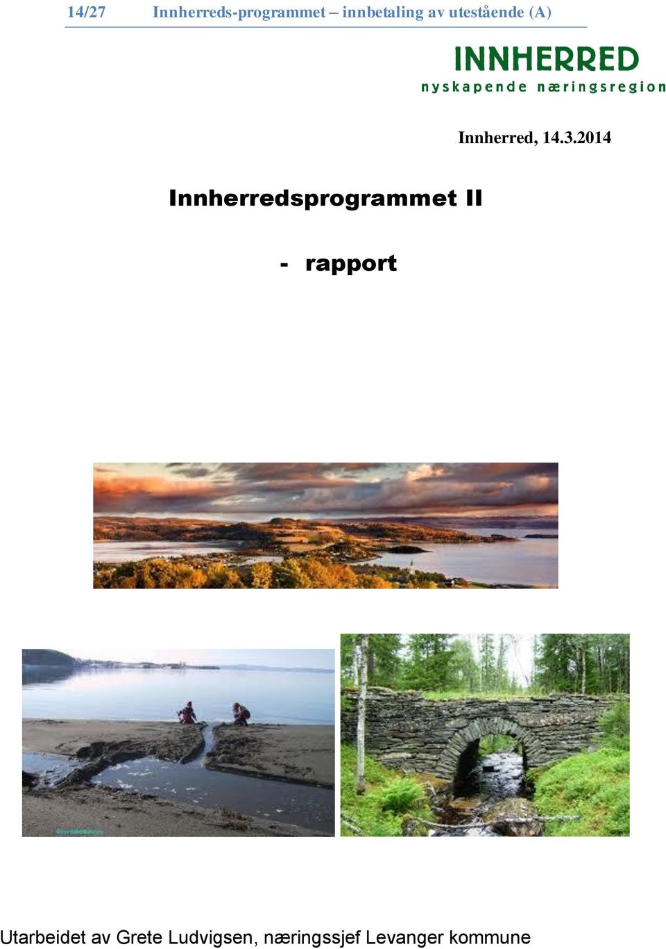 2014 Innherredsprogrammet II - rapport
