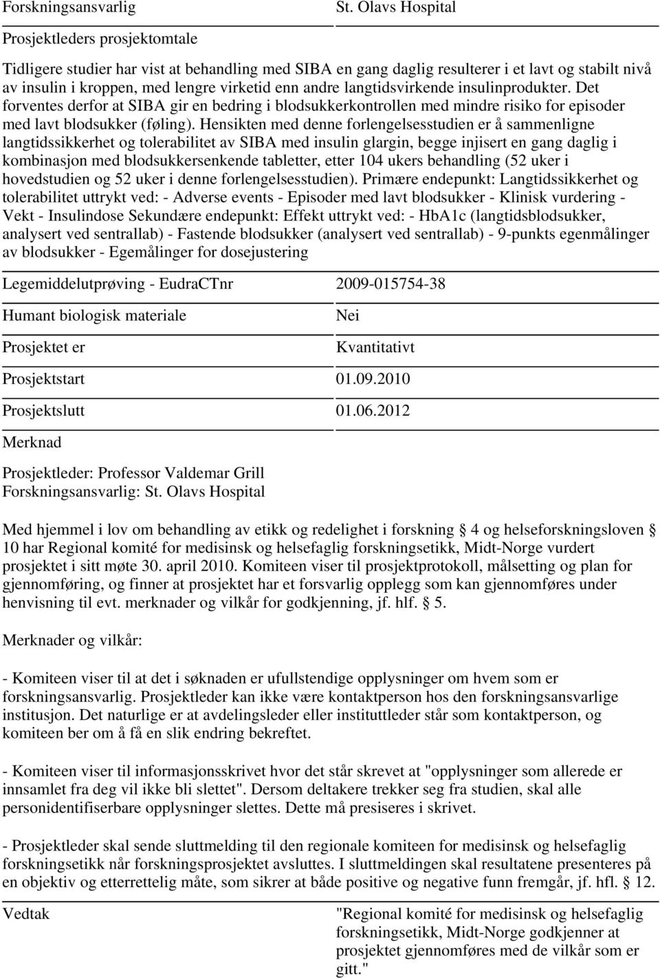 Hensikten med denne forlengelsesstudien er å sammenligne langtidssikkerhet og tolerabilitet av SIBA med insulin glargin, begge injisert en gang daglig i kombinasjon med blodsukkersenkende tabletter,