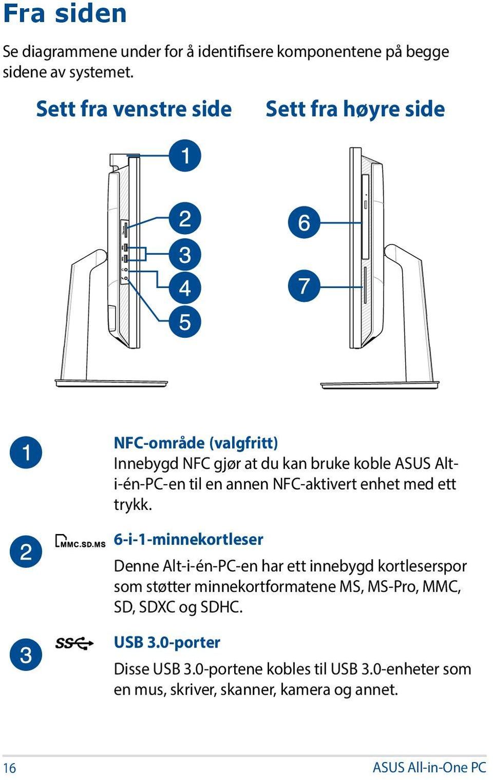 annen NFC-aktivert enhet med ett trykk.