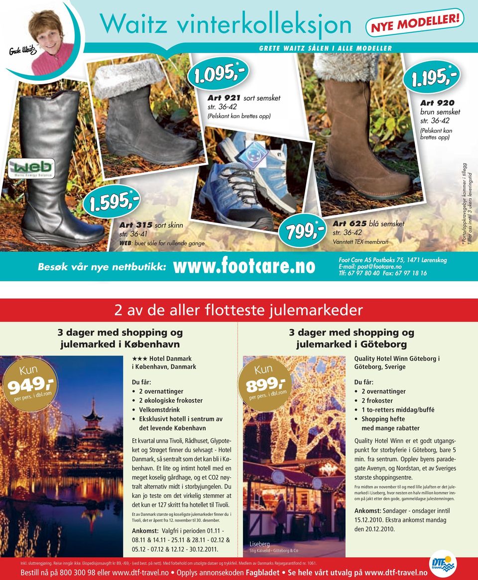 36-42 Vanntett TEX-membran Foot Care AS Postboks 75, 1471 Lørenskog E-mail: post@footcare.