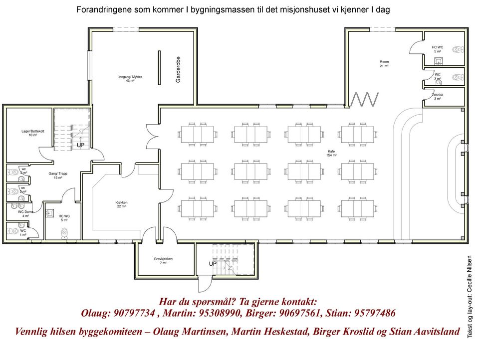 95797486 Vennlig hilsen byggekomiteen Olaug Martinsen, Martin Heskestad,