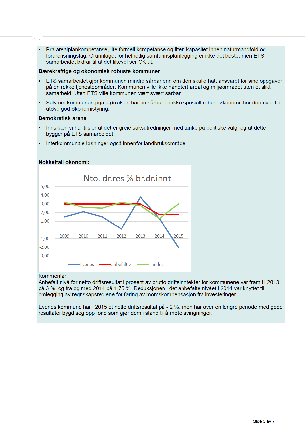 Fylkesmennenes anbefalinger