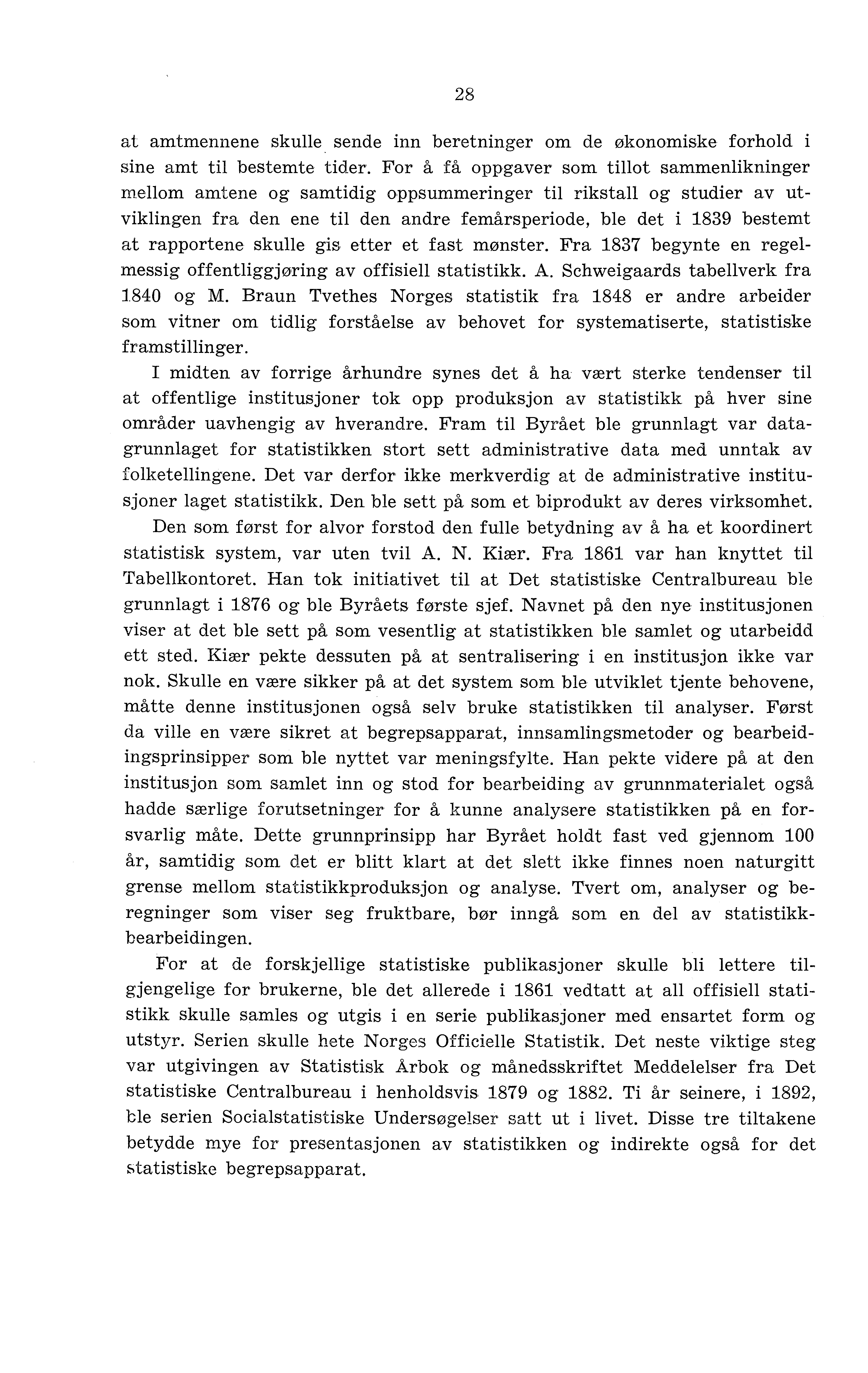 28 at amtmennene skulle sende inn beretninger om de økonomiske forhold i sine amt til bestemte tider.