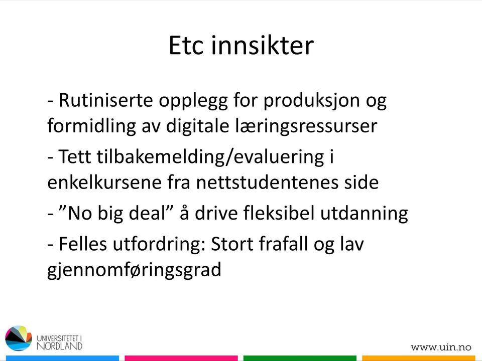 enkelkursene fra nettstudentenes side - No big deal å drive