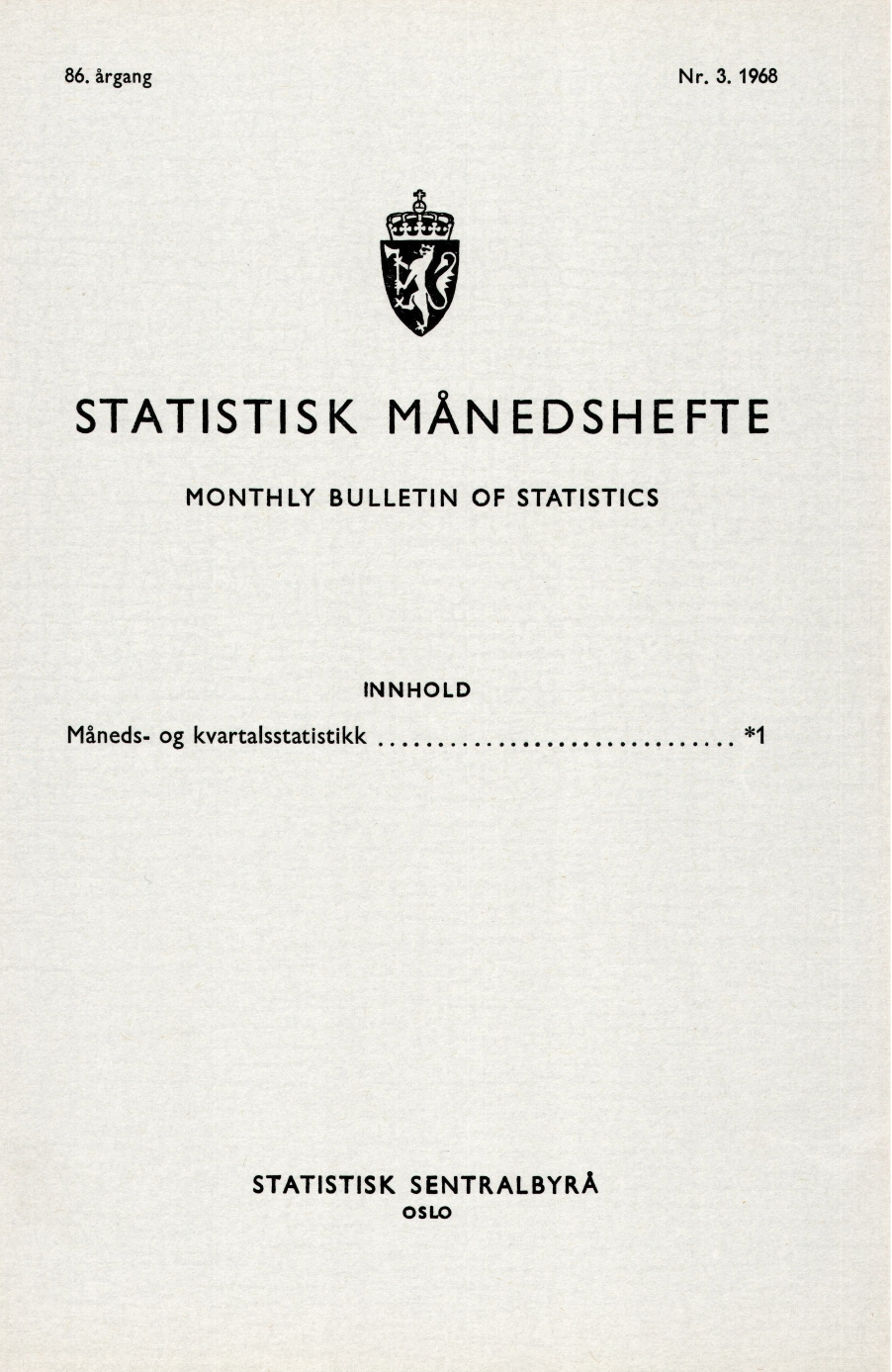 Nr. 3. 1968 86.