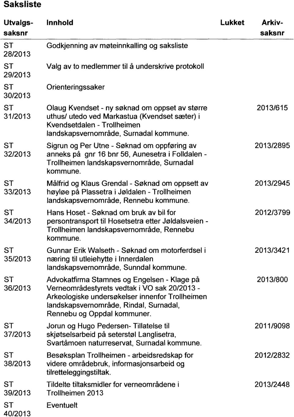 Sigrun og Per Utne - Søknad om oppføring av anneks på gnr 16 bnr 56, Aunesetra i Folldalen - Trollheimen landskapsvernområde, Surnadal kommune.