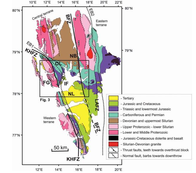 2.2 Geologisk utvikling 2.2.1 Prekambrium - Paleozoikum Grunnfjellet på Svalbard, Hecla Hook, består av metamorfiserte sedimentære og magmatiske bergarter fra prekambrium, kambrium og ordovicium,