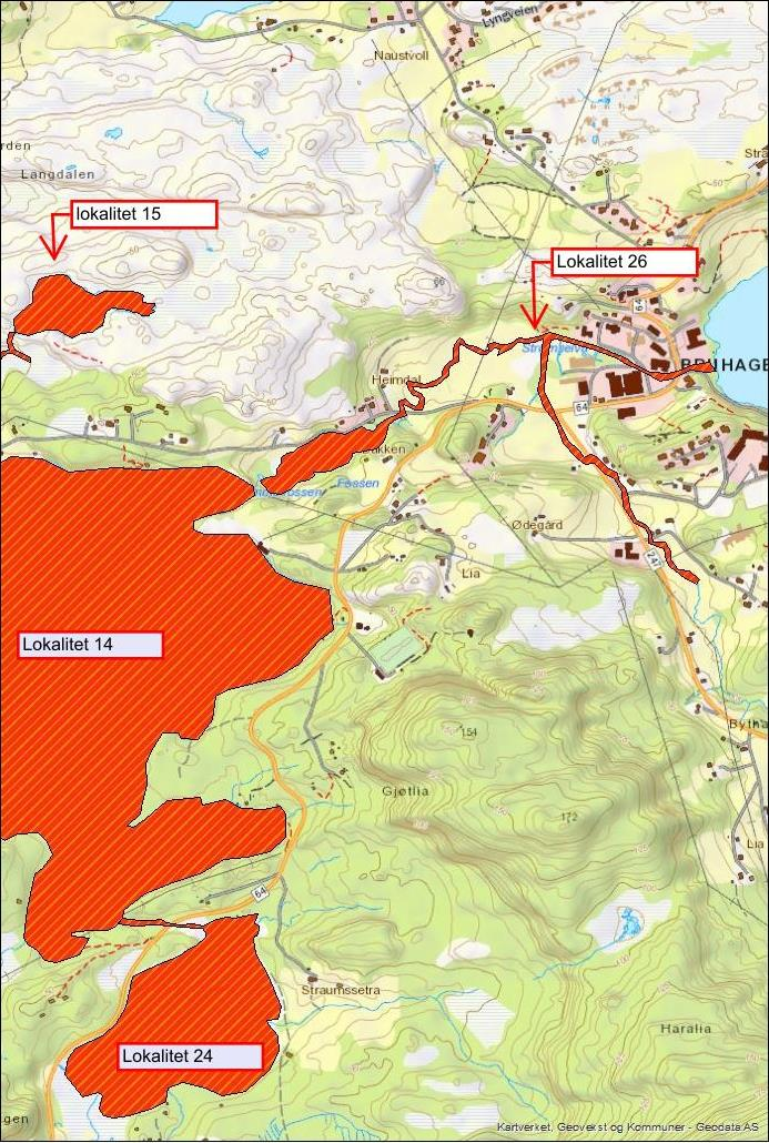 26 (37) KONSEKVENSUTREDNING NATURMILJØ Figur 8.