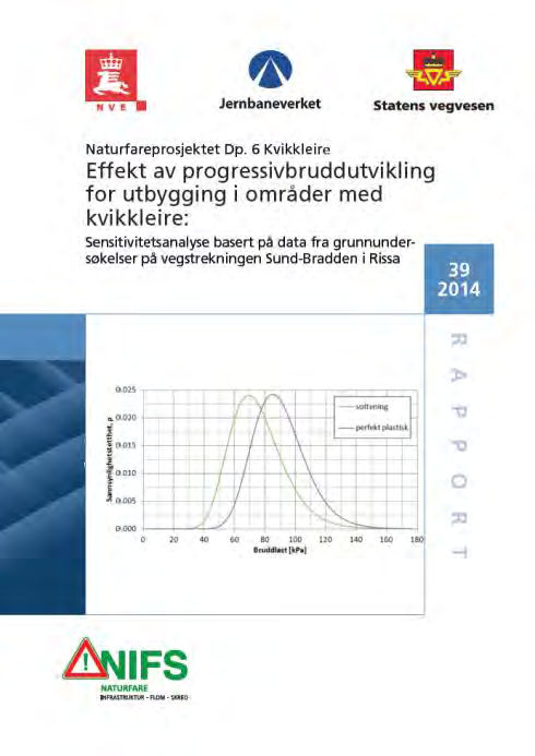 Sikkerhet ifm utbygging i kvikkleireområder 2013/2014 Effekt av progressivt brudd (softening) ved utbygging i