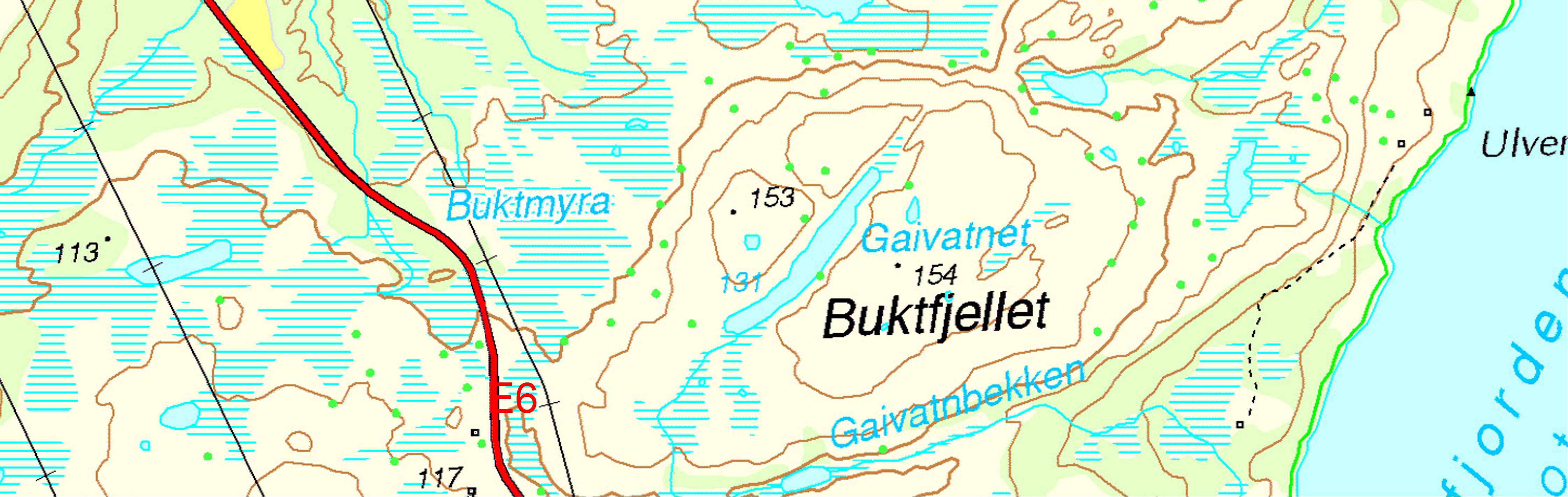 Oversiktskart Munkefjord Detaljregulering av eiendom 14/3 30.