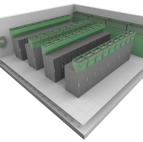 Echo aggregat 2 20 kw Echo Kapasitet 2 20 kw Den høye virkningsgraden ECHO IT kjøle system sikrer riktig lufttemperatur, i riktig mengde og på riktig trykk er presentert for innløpet server, slik at