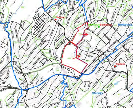 I følge Vei og trafikk i Bærum kommune kan det her bli aktuelt å søke Statens vegvesen om å opprette opphøyd gangfelt og senke fartsgrensen til 40 km/t forbi de to krysningspunktene.